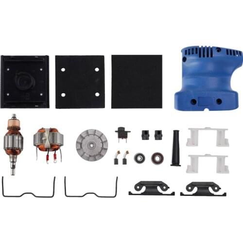 Sanding machine tools accessories Armature Rotor,stator,bearing,wire sleeve,Sponge base plate,Carbon brush,etc for Makita BO4510