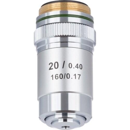 AmScop 20X Achromatic Microscope Objective for Compound Microscope A20X-V300