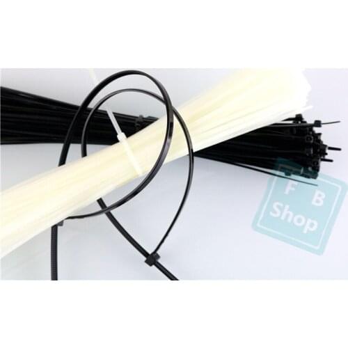 Free shipping GB environmental protection nylon tie band line buckle with high temperature band 5*300mm (250 / bag)