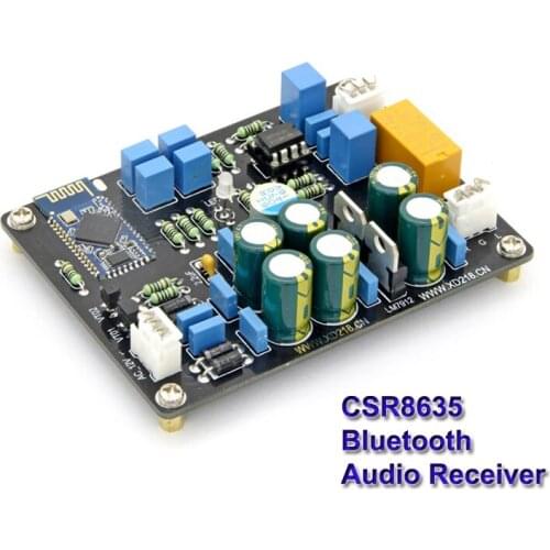 CSR8635 Bluetooth Audio Receiver Module Amplifier Amp Bluetooth Zero Noise HIFI Aux DAC Stereo Receiver