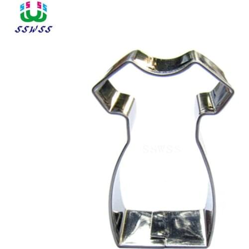 Girls Dress Shape Stainless steel Cake Decorating Tools And Cakes Biscuits Cookies Baking Mould Fruit knife,Direct Selling