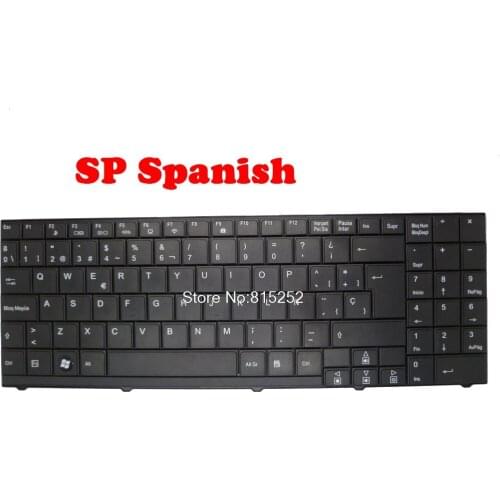 Laptop keyboard For Medion AKOYA P6622 MD98250 MSN30010622 Black With Frame SP Spanish