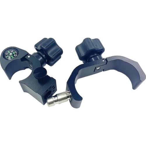 2020 NEW CHCNAV GPS Mount Range Pole Cradle Bracket collector Bracket collector Clamp + compass open Date stand holder CHC320
