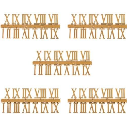 New 5pcs Clock Movement Number Plastic Roman Number Clock Accessory For DIY Clock Making Clock Movement For Clock Repair