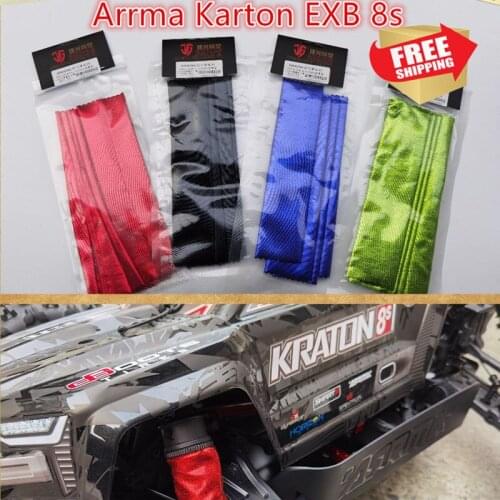 RC Radio control car shock absorber sleeve cover dust against for Arrma Kraton EXB 8s 1/5 option upgrade parts