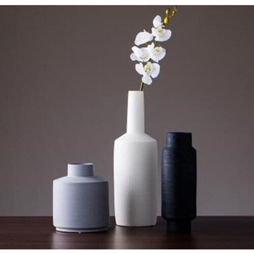 Nordic ceramic vase, creative porcelain art, home office restaurant bar desk tabletop decoration, wedding decoration gift