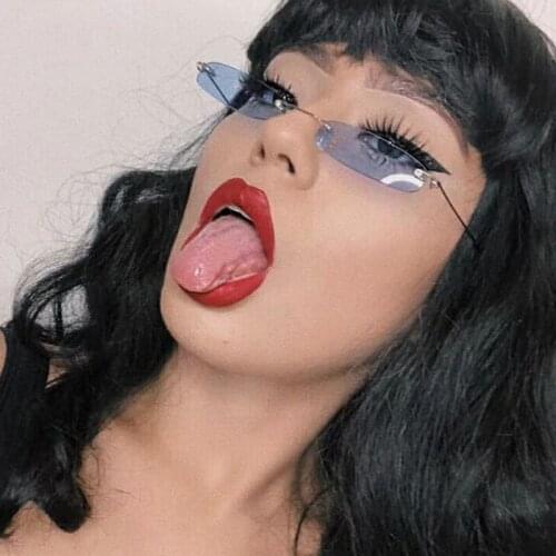 NerZhul Unisex Trending Styles Small Sunglasses Fashion Sea Len Square Sun Glasses Female Cute Oval Alloy Man Mirror Glasses