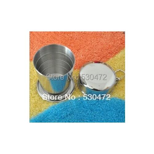 Stainless steel retractable cup /folding cup / folding cups