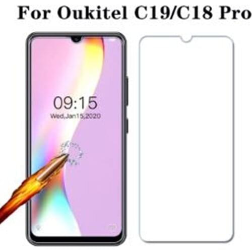 Smartphone 9H Tempered Glass for Oukitel WP5 C18 Pro WP6 WP7 GLASS Protective Film Screen Protector cover phone