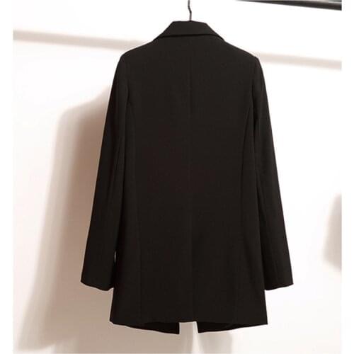 Women Blazer Spring Autumn Women Blazers And Jackets Long Sleeve Fashion Blazer Femme Black Blazers Work Wear CJ013