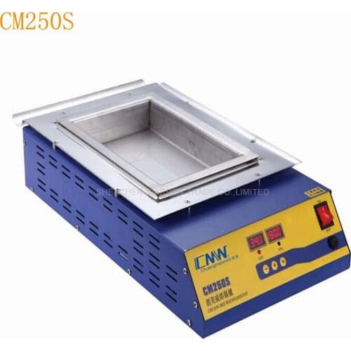 1pc CM-250S Lead-free Double digital Solder Pot Soldering Desoldering Bath 250*160*45mm 1800W