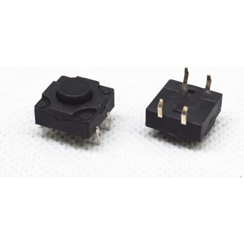 10PCS 12x12x7mm Water proof Push Button Switch DIP 4PIN Micro switches 12*12*7 copper feet Free shipping