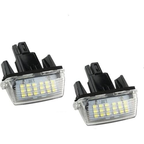 2pcs/set License Plate Light Lamp Housing Parking Light Car Modification Part For Toyota Camry YARIS For VIOS Avensis