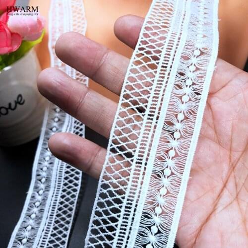 20yard 3.8cm Housewear Furnishings African Lace Fabric Ribbon Wedding Decoration DIY Sewing Trim Skirt Hat Clothing Accessories