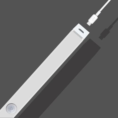 210/297mm LED Under Cabinet Light PIR Motion Detector Cabinet NIght Lamp Motion Sensor Night Light Rechargeable Closet Light