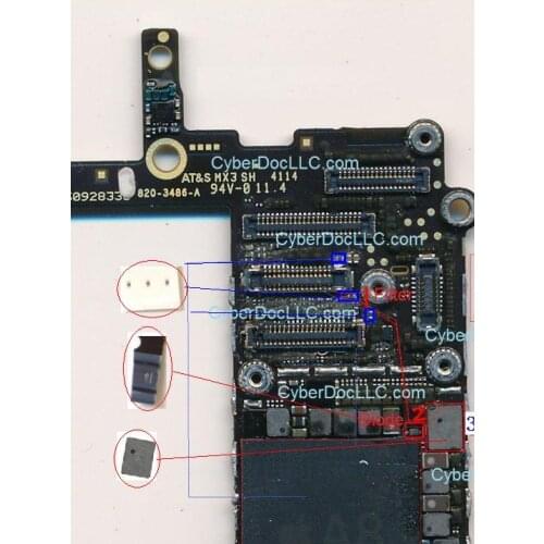 50set/lot for iphone 6 plus 6+ 6 plus 50pcs Backlight diode D1501+ 50pcs Backlight coil L1503 + 50setsbacklight fuse filter