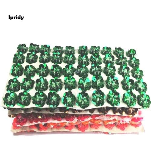 500pcs/lot Mixed 2cm Handmade Pvc Sequins flower,Applique For Clothing/Headwear DIY Decoration Bead Sequins Patch