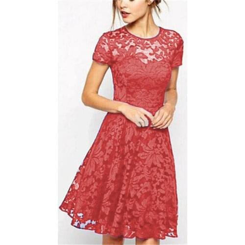 6XL Plus Size Summer Autumn Dresses Women Dress Fashion and Elegant Party Stitching Lace Sleeve Dress Big Sizes#295523