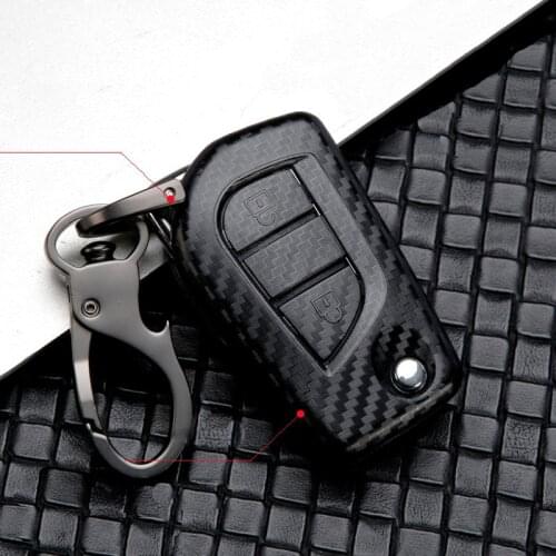 ABS Scrub Remote Car Key Cover Case For Toyota Camry CHR Prius Auris Corolla RAV4 Prado Land Cruiser LC200 2017 2018 Keychain
