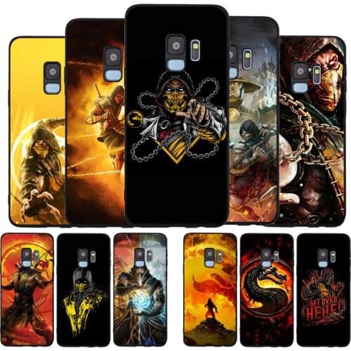 Hot Mortal Kombat Black TPU Silicone Soft Phone Case For Samsung Galaxy S20 S10 S9 S8 Plus Lite NOTE 10 9 8 S7 EDGE