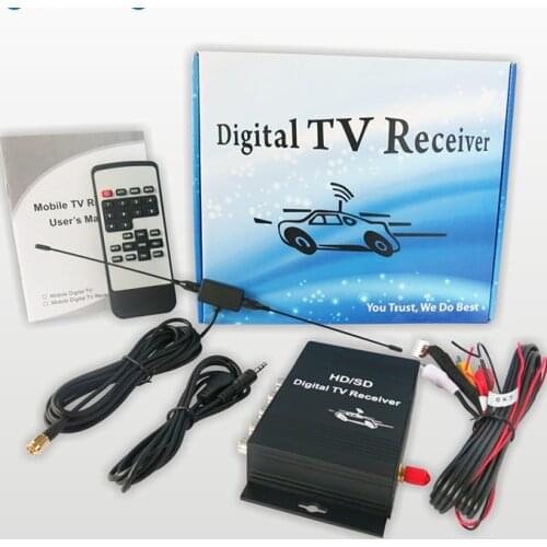 Digital Car TV Tuner ISDB-T 250KM/H ISDB T TV Car For Brazil/South America Car ISDB-T Mobile Digital TV Tuner Receiver
