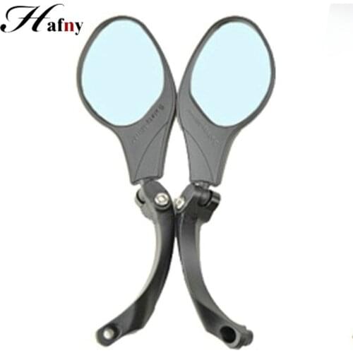 Hafny Bicycle Rearview Mirror Flexible Rearview Mirror Stainless Lens Mirro Handlebar Rearview Mirror Cycling Safety Mirror