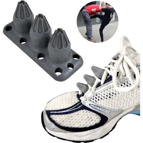 1 pair Ninja Kickz Non Lethal Self Defense Tool Shoe Weapon Kuba Kicks Style self defense tool available for your tactical shoes