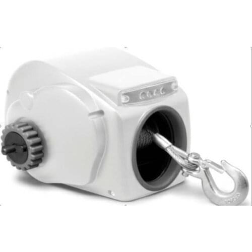 10000LBS 12V Electric Heavy-Duty Trailer Winch For 24ft Boat Saltwater White