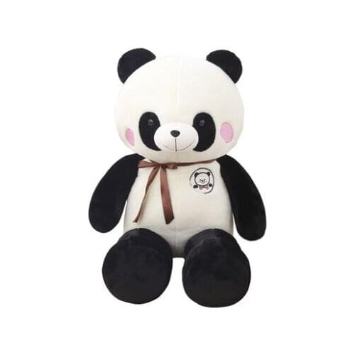Lovely gaint panda plush toy soft doll throw pillow birthday gift h2387