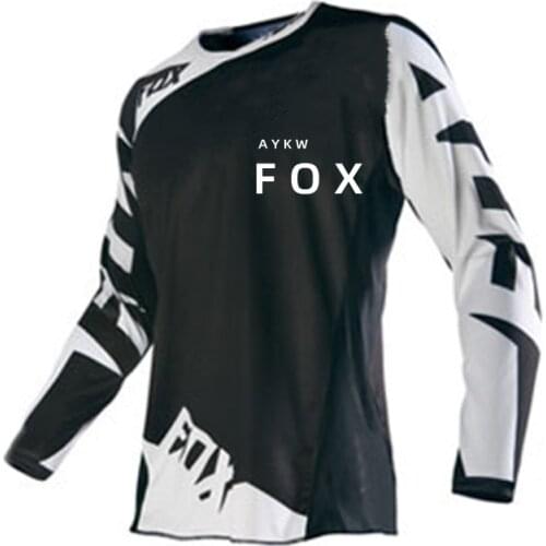 Moto Bicycle Jersey Long Sleeve Cycling Enduro Mtb Shirt Downhill T-shirt Camiseta Motocross Mx Mountain Bike Clothing Fox Mtb