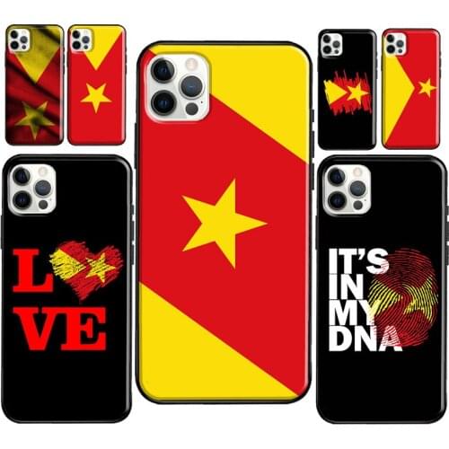 Tigray Flag Theme Soft TPU Case For iPhone XR X XS MAX SE 2020 6S 8 7 Plus 12 Mini 11 Pro Max Cover Shell