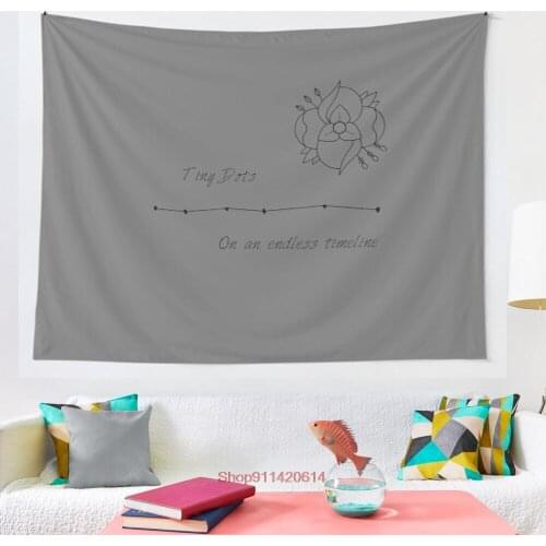 La Dispute Tiny Dots tapestry Psychedelic Colorful Wall Hanging Tapestries Dorm Wall Art Yoga Mat
