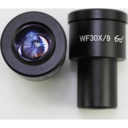 Stereo Microscope 30X Widefield Eyepiece Lens High Eyepoint Ocular 30mm Mounting Size WF30X 9mm 1 PC