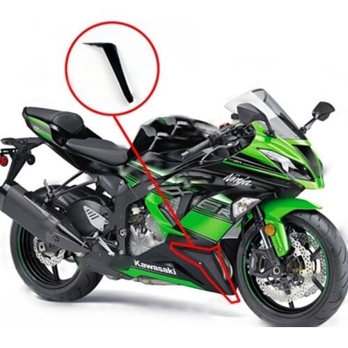 Motorcycle Exhaust Hood Small Parts Lower Shroud Fit For Kawasaki ZX-6R 636 13 14 15