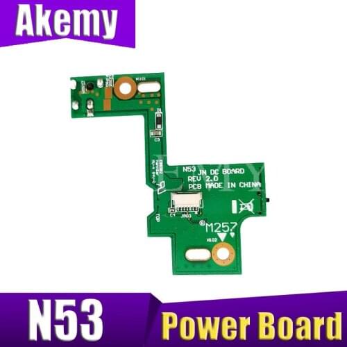 XinKaidi NEW FOR ASUS N53SV N53 N53S N53J N53TA N53TK N53SM N53DA N53SL N53SN N53JG N53JN N53JF N53JQ DC POWER JACK SWITCH BOARD