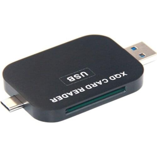 XQD card reader 2-in-1 TYPE C USB3.0 to QXD card reader supports USB3.0/2.0