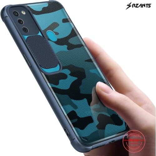 Rzants For Samsung Galaxy M11 Galaxy A11 A21S Case Hard [Camouflage Lens] Camera Protection Hlaf Clear Cover