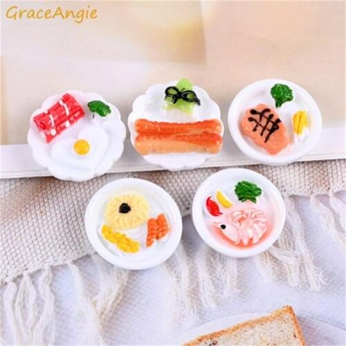 10pcs Mix Food Play Flatback For Hair Jewelry Cabochon Flatback Charms Doll keychain kitchen food play children Funny Gifts