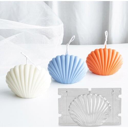 3D Handmade Aromatherapy Candle Making Mold DIY Cake shell Mould Cake Border for Kitchen Baking Decoration Molds Lovely Tool