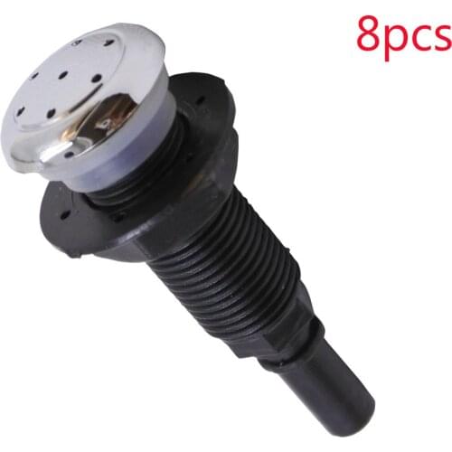 8pcs/Spa Air bubble jet with Chrome plating,bathroom accessories Black plastic shell Bathtub air jet