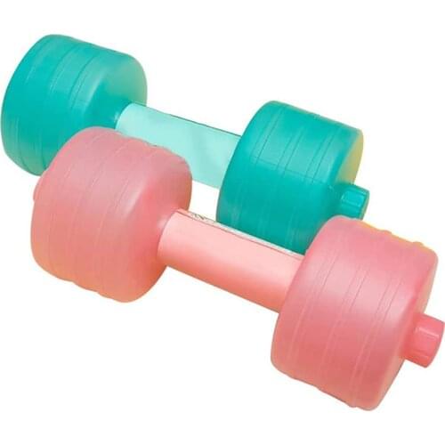 Body Building Water Dumbbell Weight Dumbbells Fitness Gym Equipment Crossfit Yoga For Training Sport Plastic Bottle Exercise