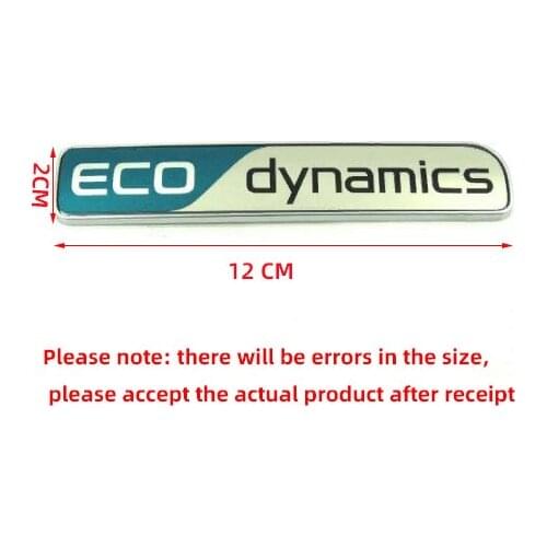 1PCS OEM Rear Trunk Logo ECO dynamics Emblem For Sportage : QL FOR All New SOUL SELTOS Sorento OPTIMA K5 Environmental label