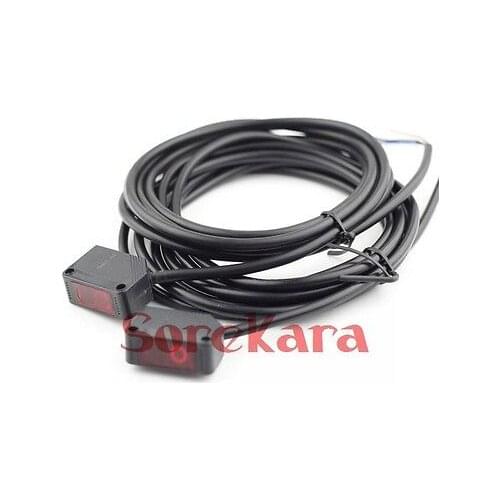 Photoelectric Switch Sensor E3Z-T61 12-24VDC Trough Beam Optoelectronic Switch Light Detector Sensor Switch