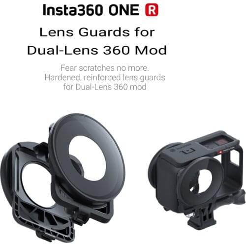 Insta360 Original Lens Guards/Accessory For Insta 360 One R Dual-Lens 360 Mod Glass Cover Cap In Stock