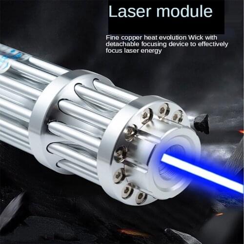 Hunting High Power 532nm Green Red Blue B017 Laser Pointer Pen Continuous Line 5000 Meters Flashlight with Lazer Head No Battery