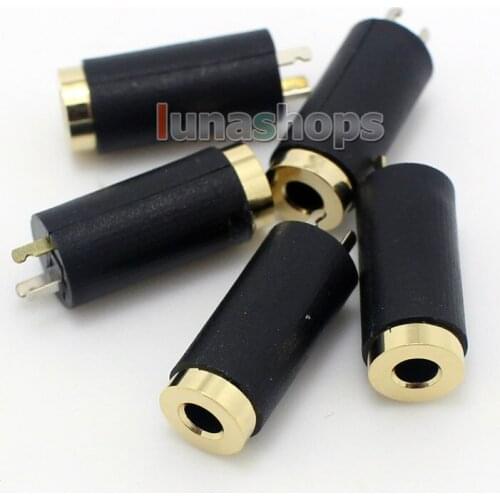 LN004099 2.5mm Stereo Female Plug 3 poles Port Audio Cable Connector For DIY Handmade