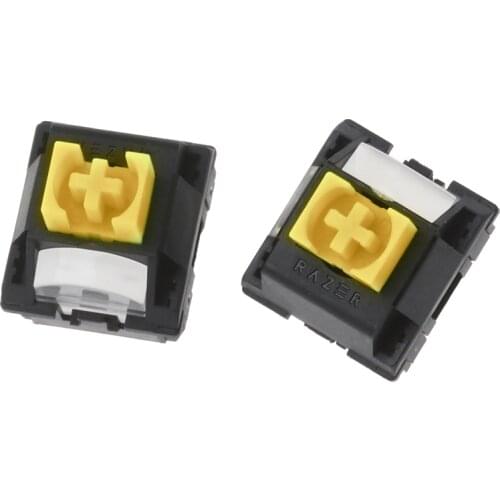 Mechanical Switches 2Pcs Razer Yellow RGB SMD Switches for Razer BlackWidow Lite Mechanical Keyboard