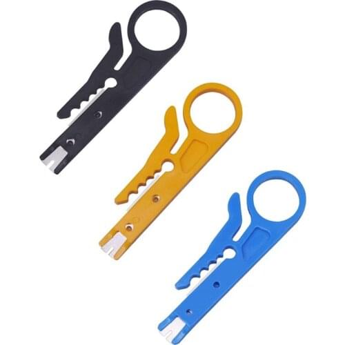 Mini Portable Wire Stripper Knife Crimper Pliers Cable Stripping Wire Cutter