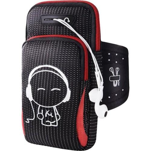 Mobile Phone Sports Armbands Bag Case Men Women Running Fitness Waterproof Wrist Arm Bags For 4-6.5 Inch Cell Phone Arm Band