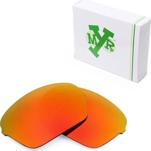 Mryok POLARIZED Replacement Lenses for Oakley Half X Sunglasses Fire Red